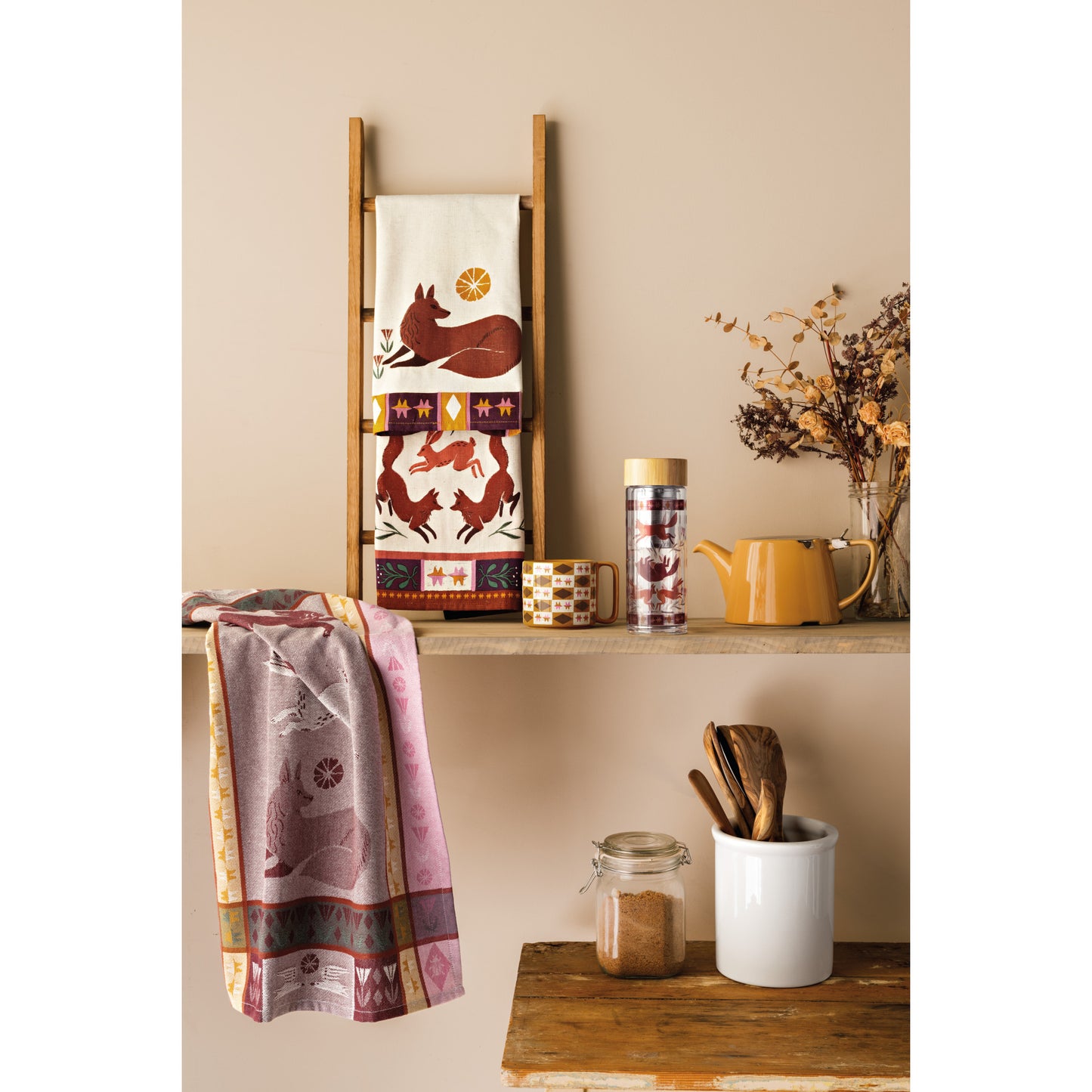 Folktale Glass Tea Infuser Bottle