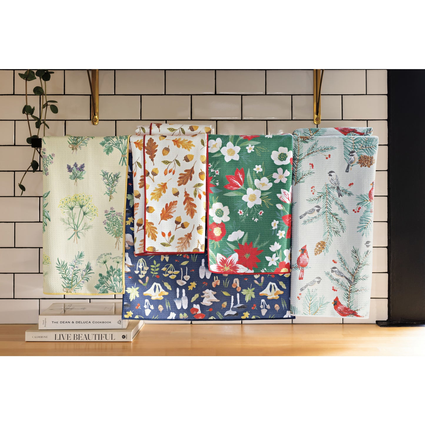 Field Mushrooms Recycled Microfibre Dishtowel
