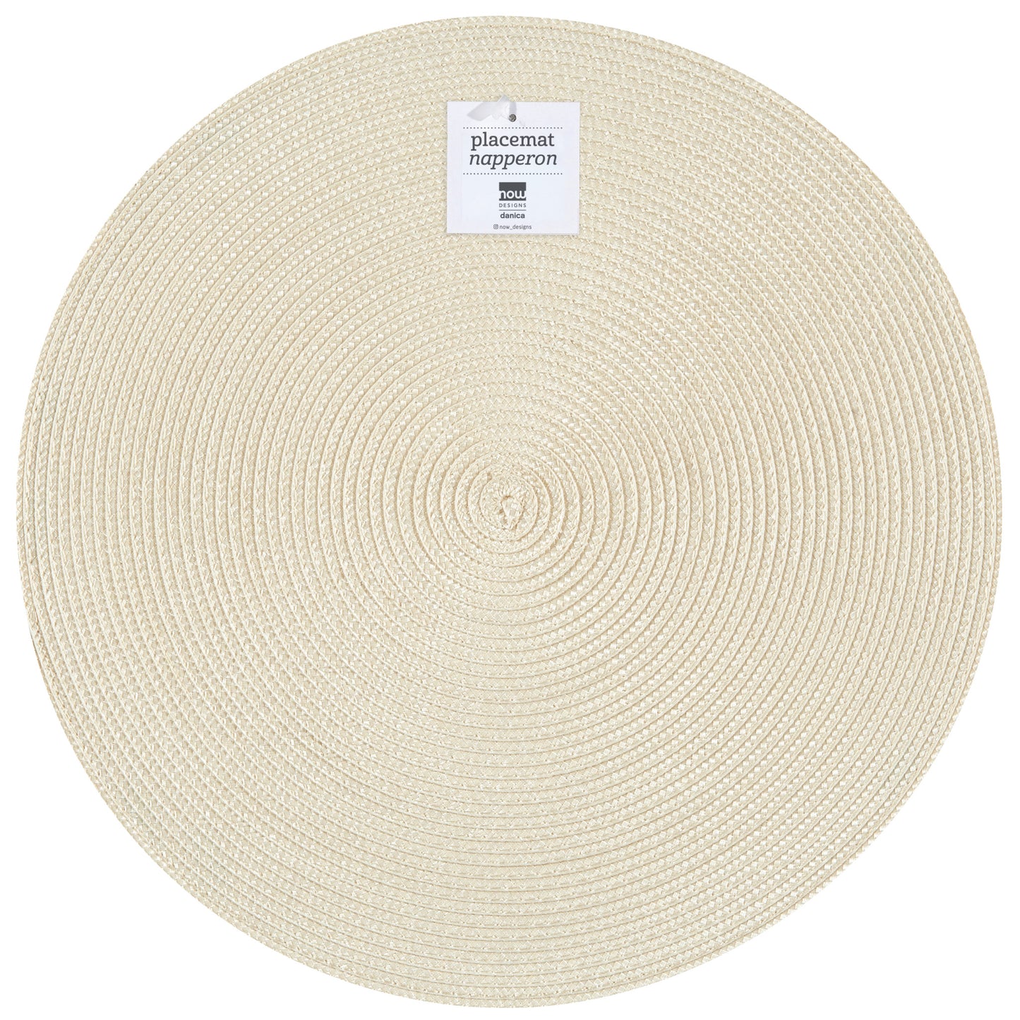 Disko Ivory Round Placemat