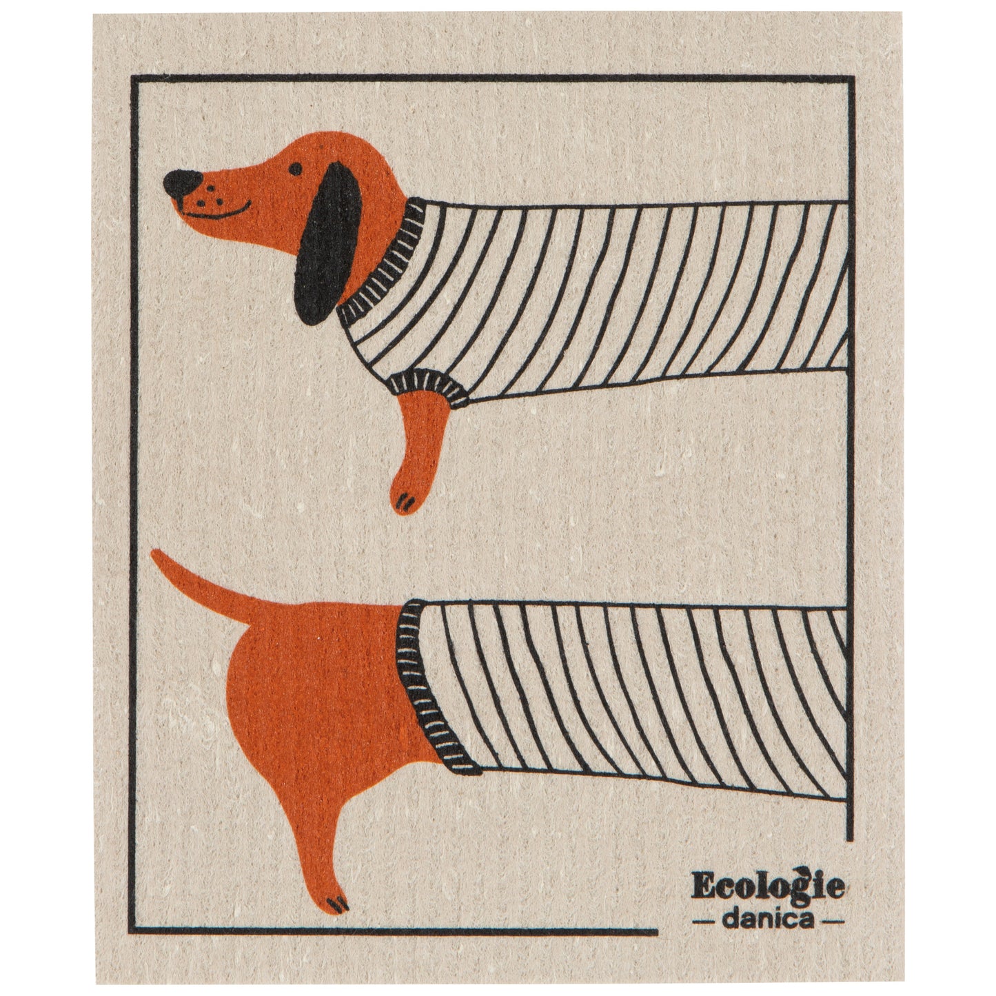 Dachshund Swedish Dishcloth