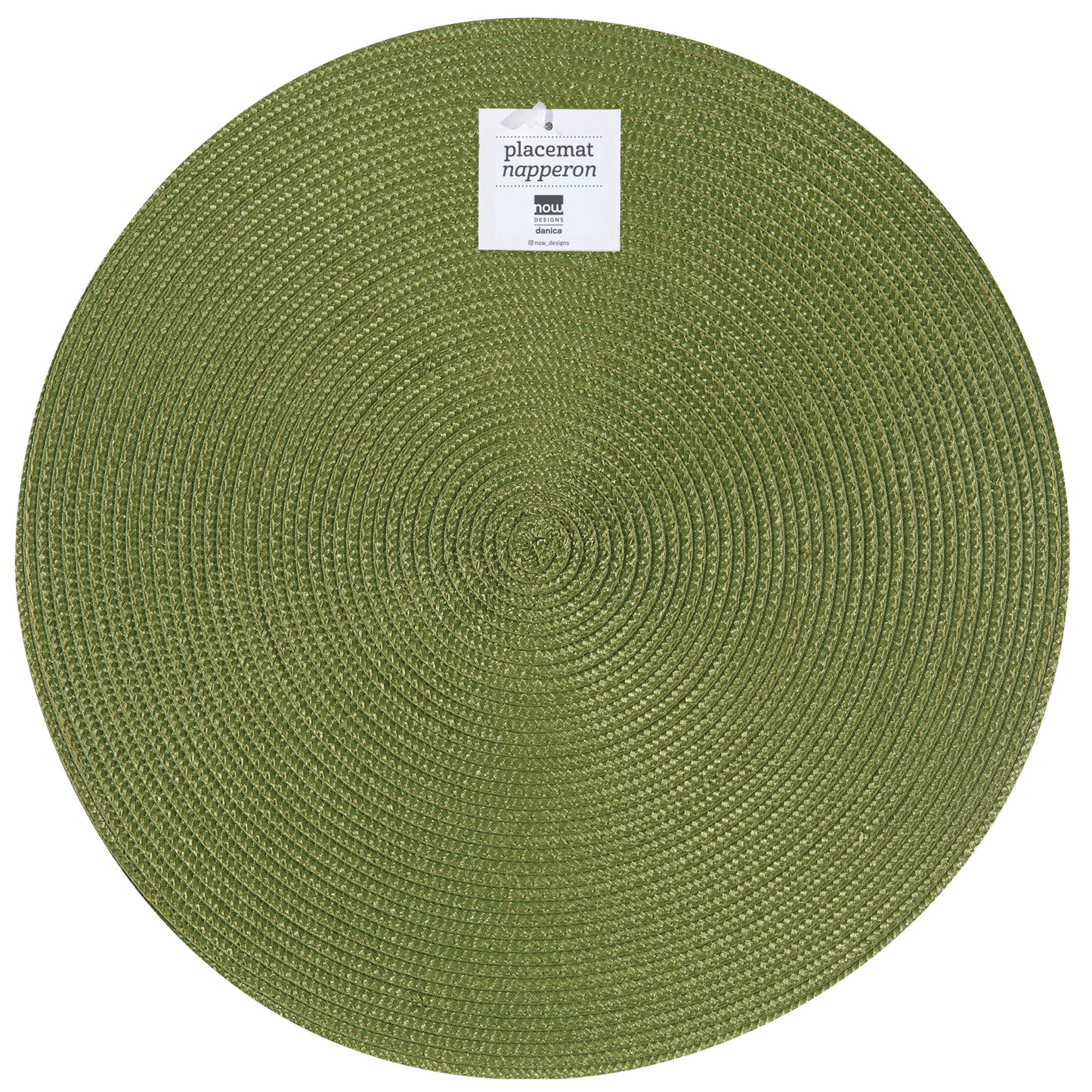 Disko Fir Green Round Placemat
