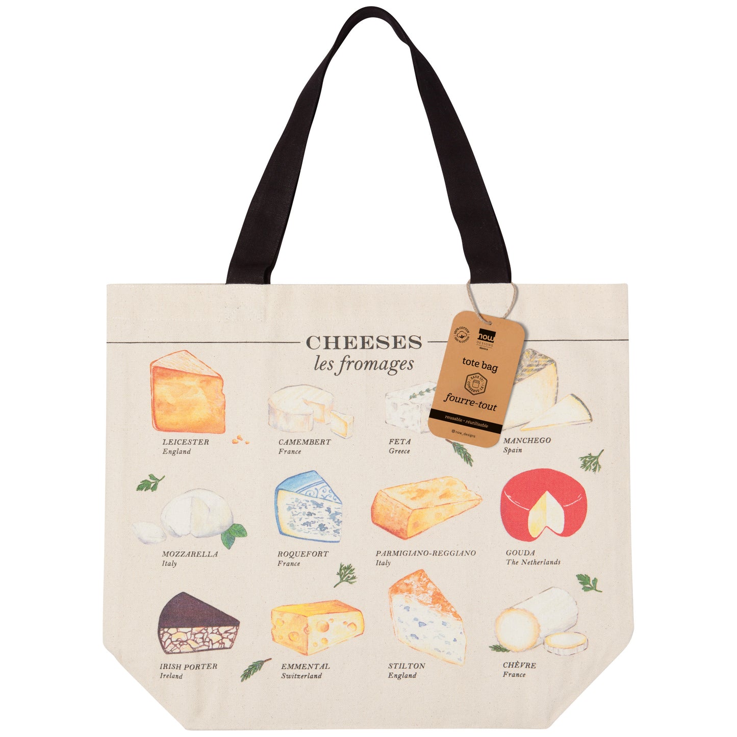 Les Fromages Tote Bag