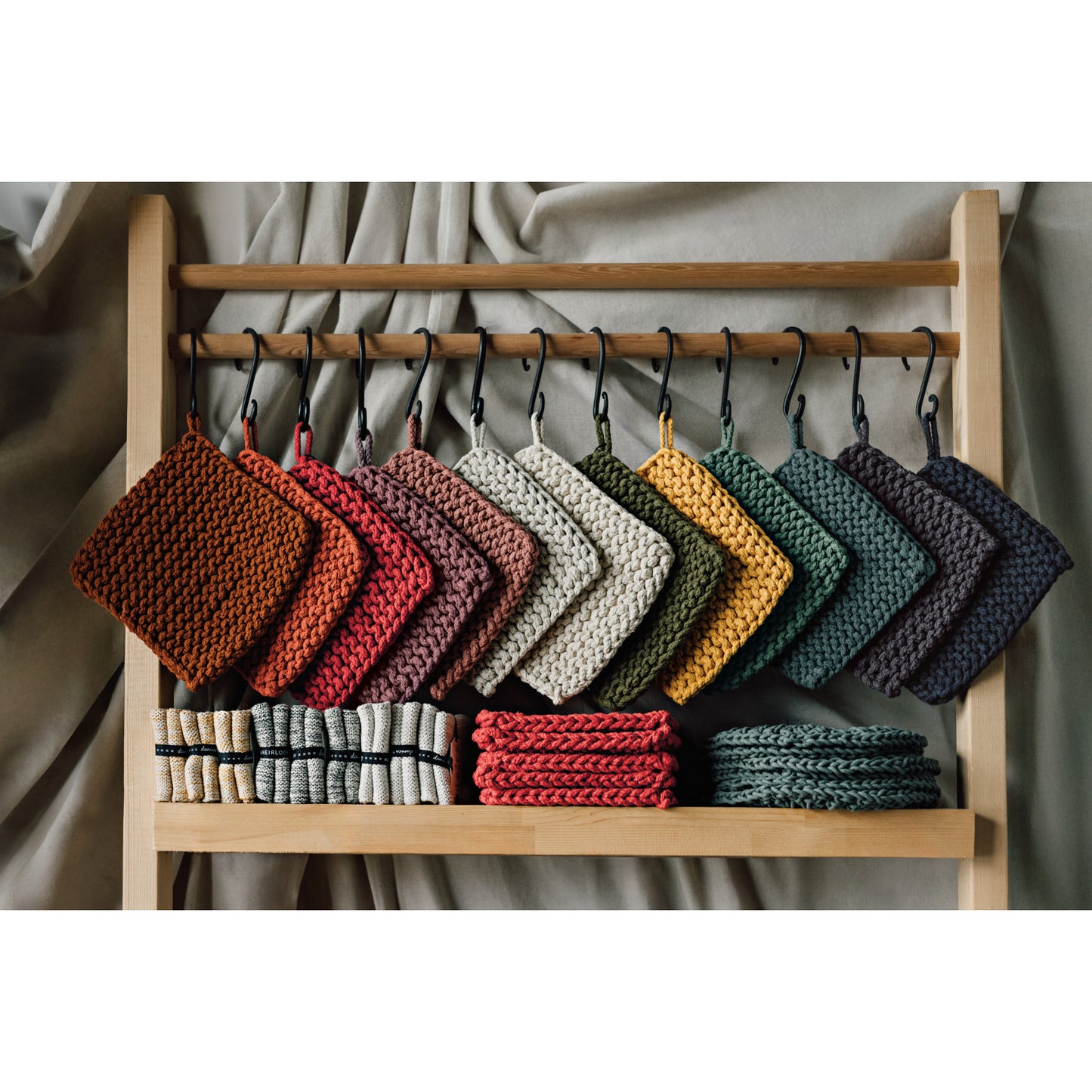 Cinnamon Stick Knit Potholder