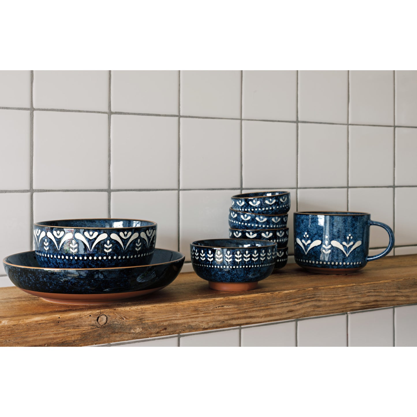 Nightbloom Serving Bowl 8 Inch