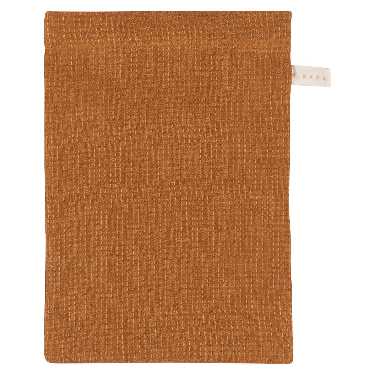 Amber And Natural Linen Bath Mitts Set of 3