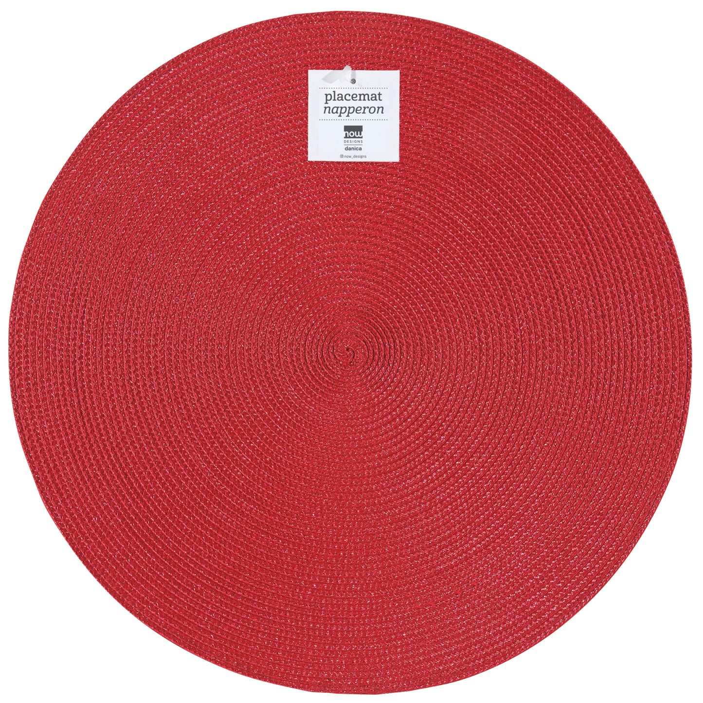 Disko Chili Red Round Placemat