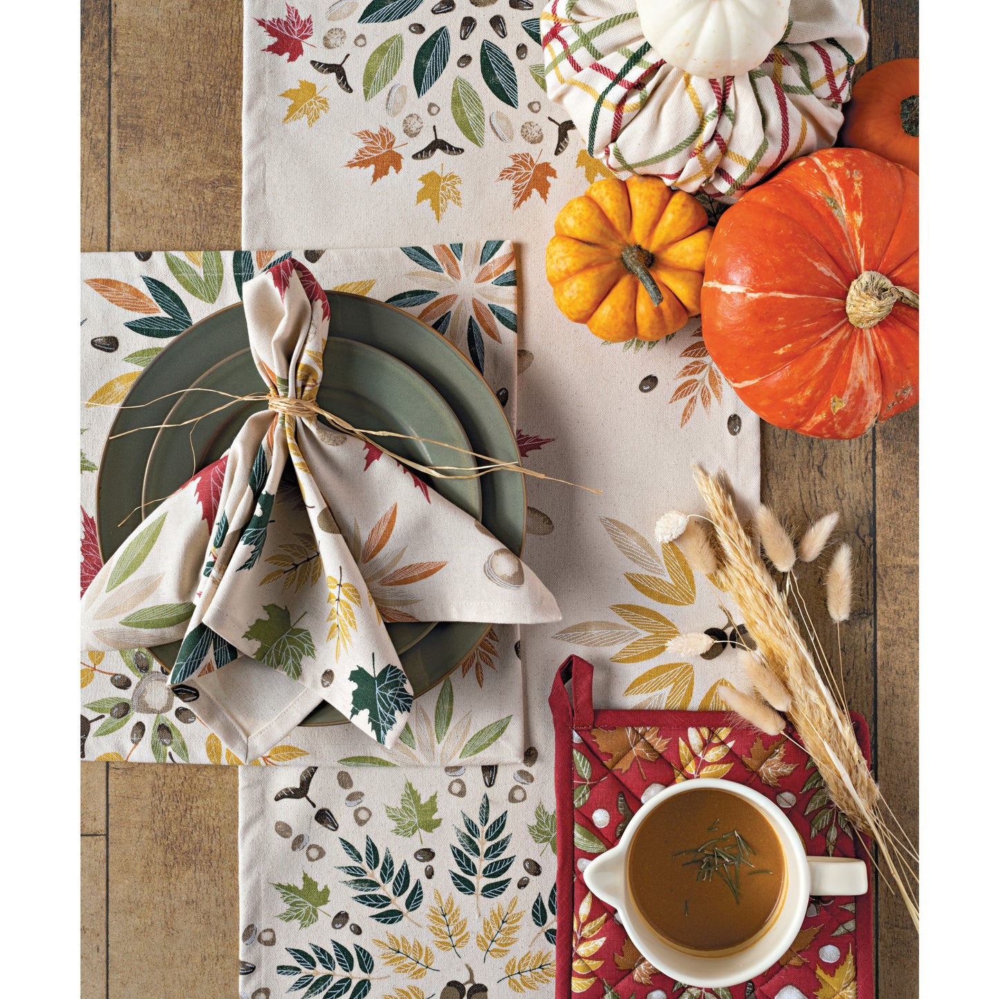 Fall Foliage Dishtowels Set of 2