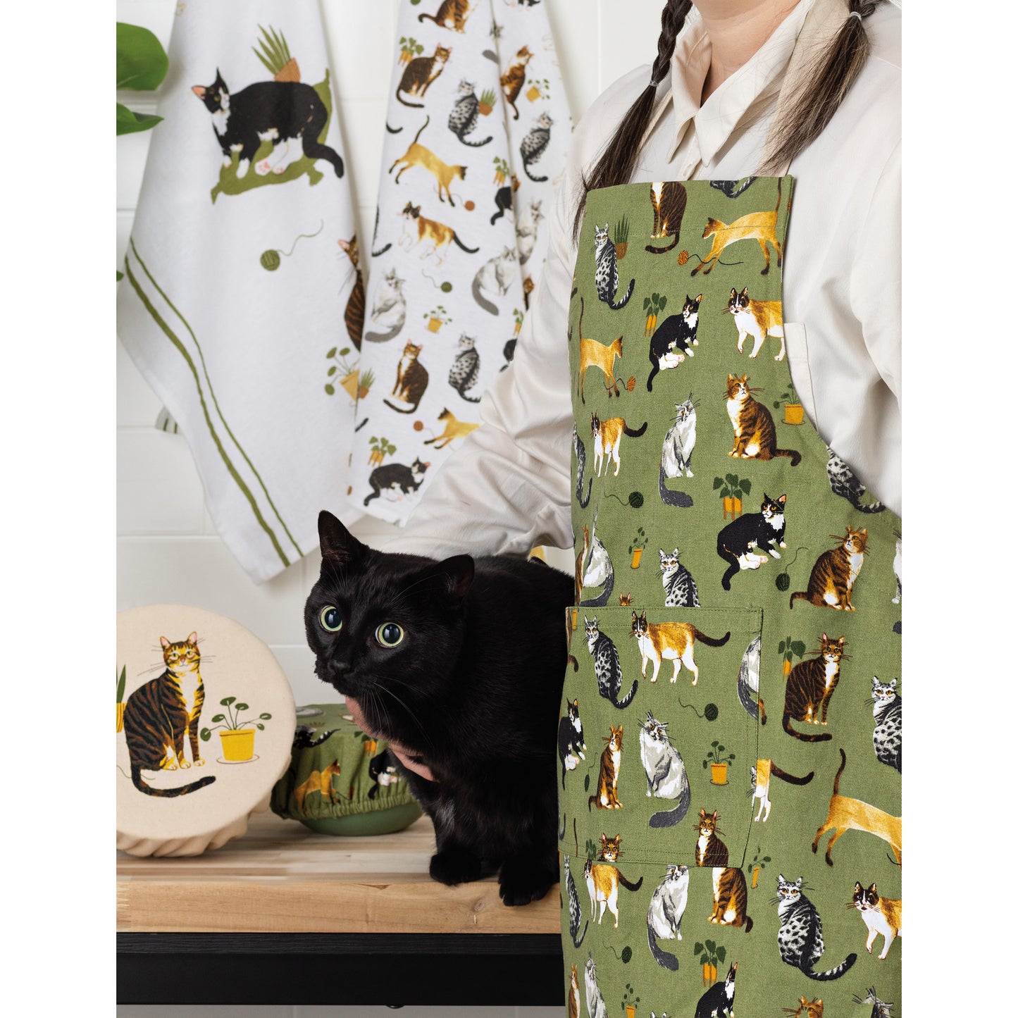 Cat Collective Baker's Floursack Dishtowels Set of 3
