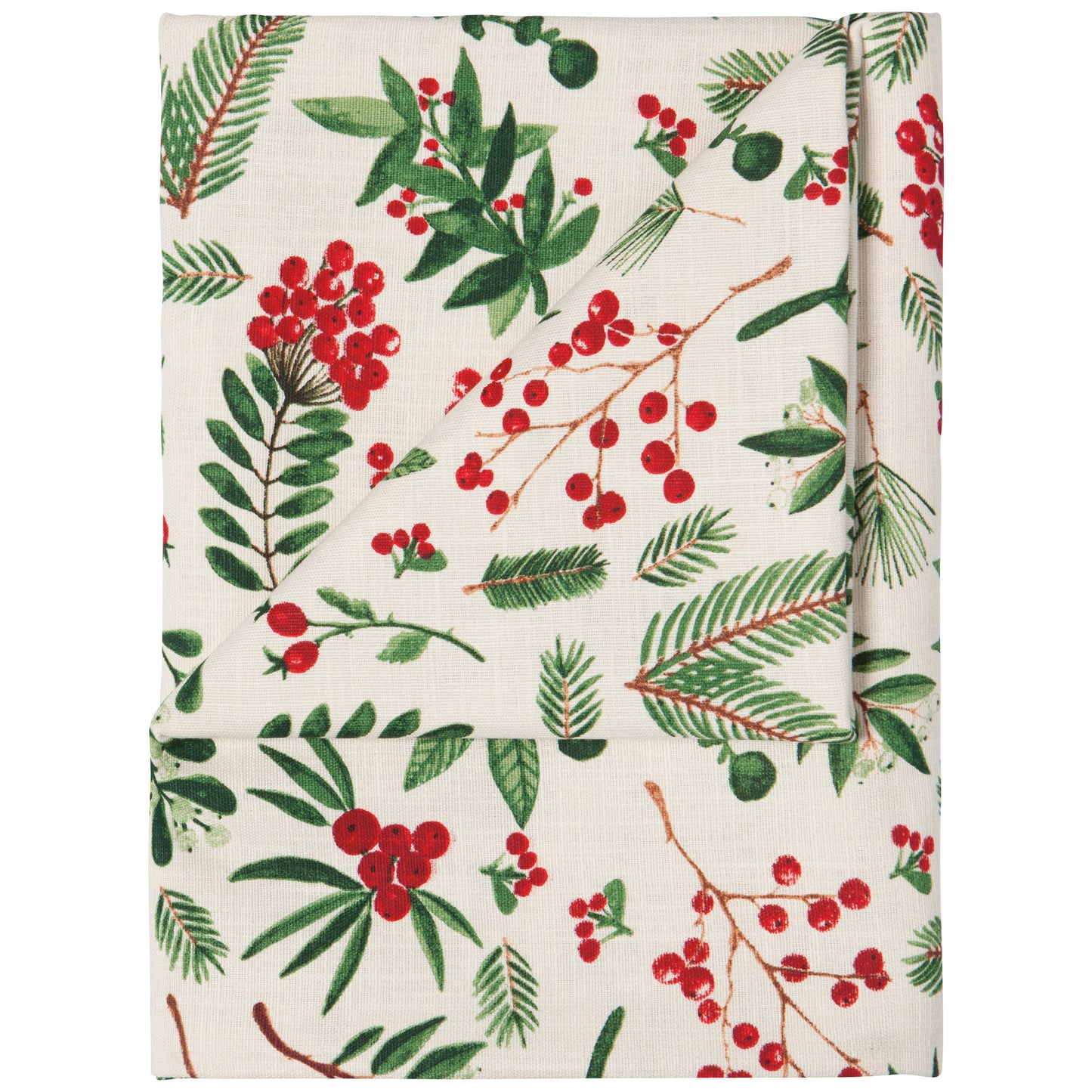 Winterberry Christmas Tablecloth 60 x 120 inch