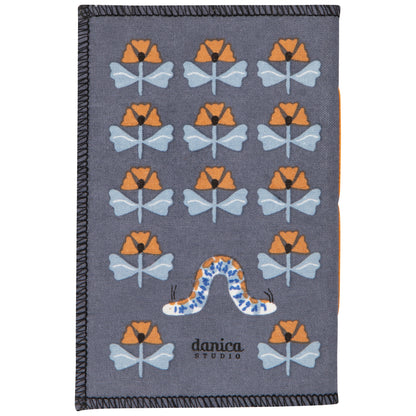 Aurora Printed Fabric Cover Notebook