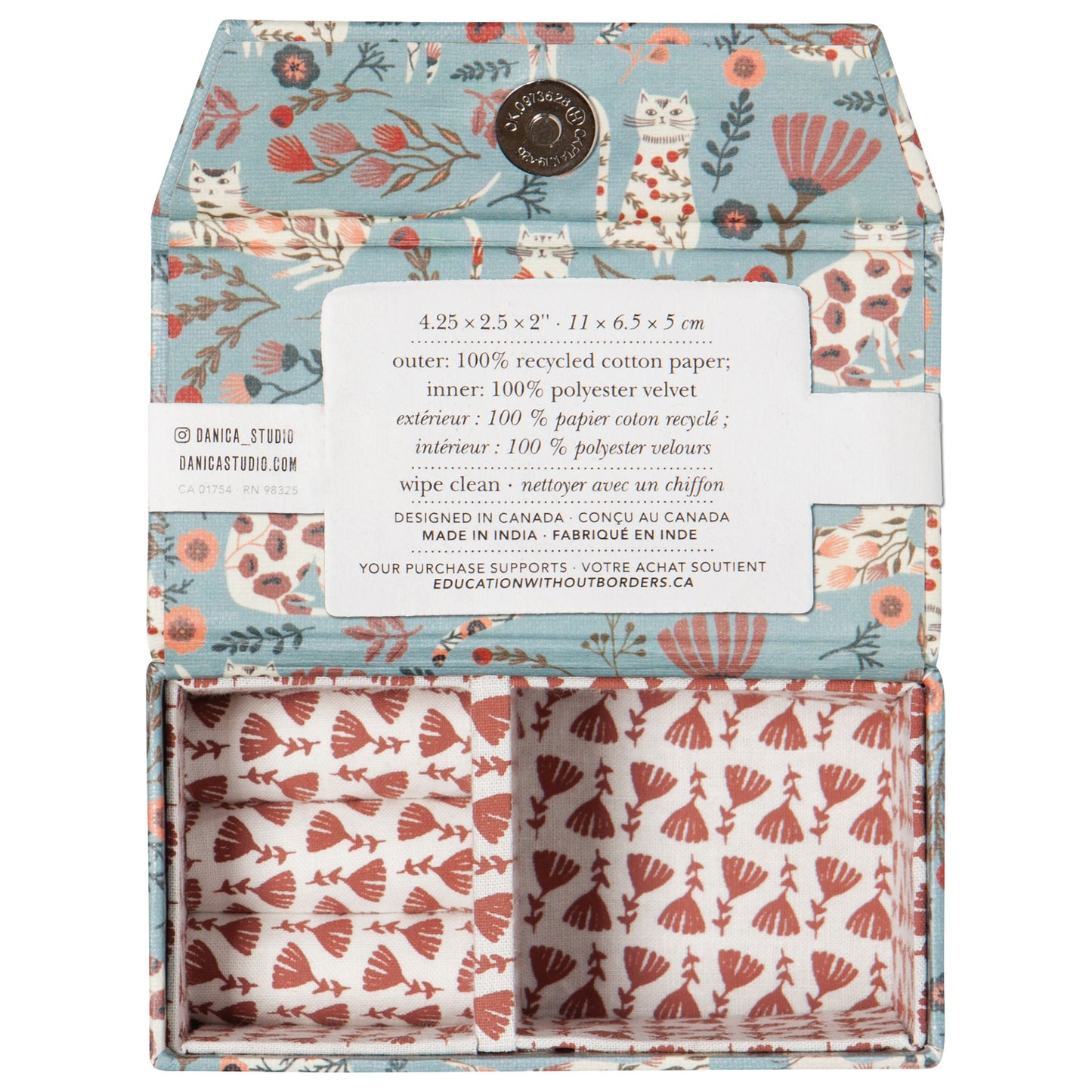 Catbloom Travel Jewelry Case