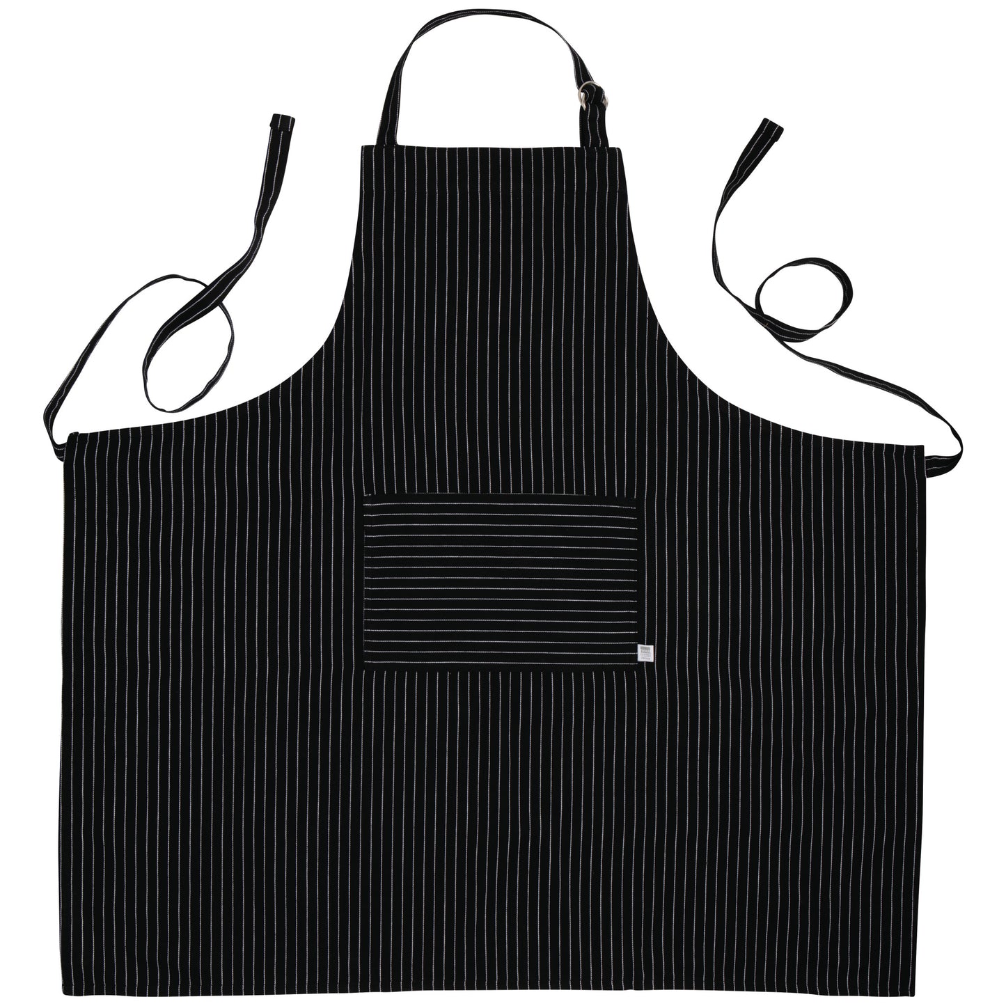 Black Pinstripe Oversized Mighty Apron
