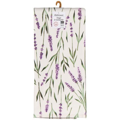 Lavender Terry Dishtowel