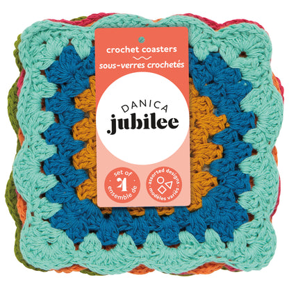 Loop de loop Crochet Coasters Set of 4