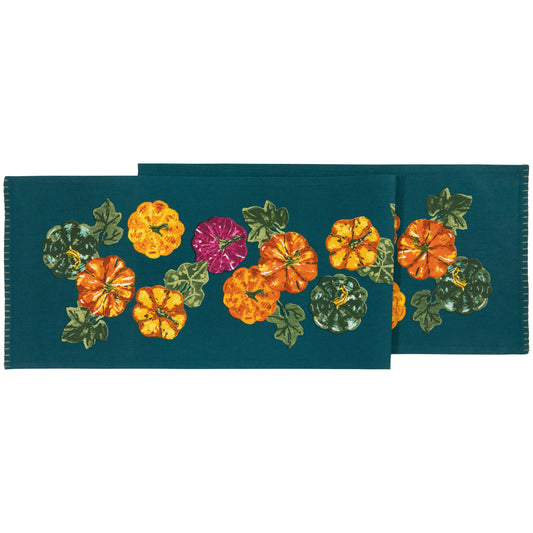 Harvest Gourds Table Runner