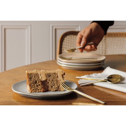 Dessert Forks Set of 4 - Ivory-Gold