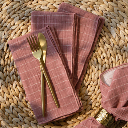 Canyon Rose Double Weave Set of 4