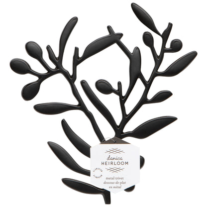 Matte Black Metal Trivet