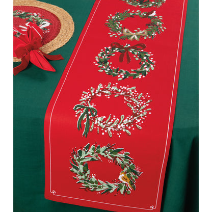 Wreaths Christmas Runner