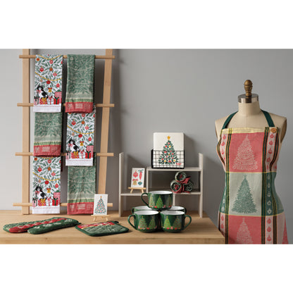 Festive Fir Christmas Jacquard Potholder