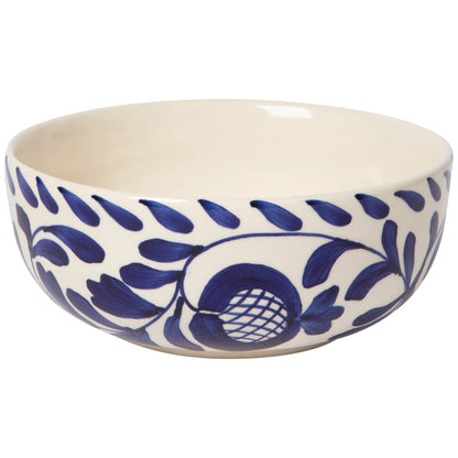 Nila Blue Hand Painted Soup Bowl 6 inch