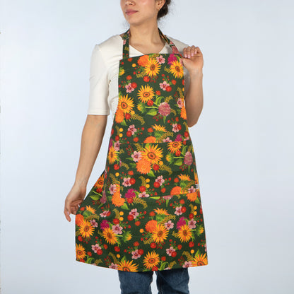 Sunflower Splendor Chef Apron