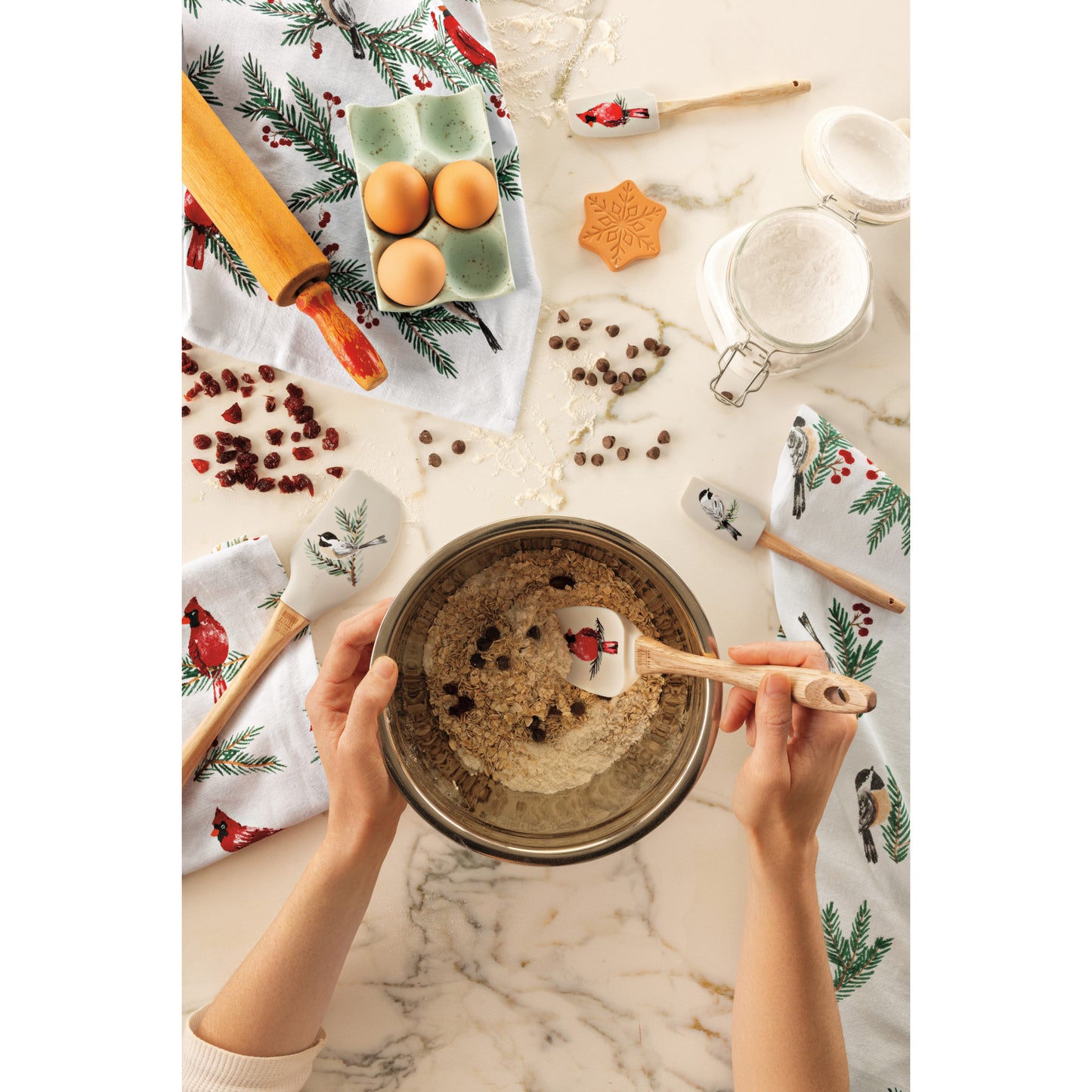 Birds & Boughs Christmas Silicone Spatula