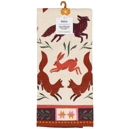 Folktale Dishtowels Set of 2