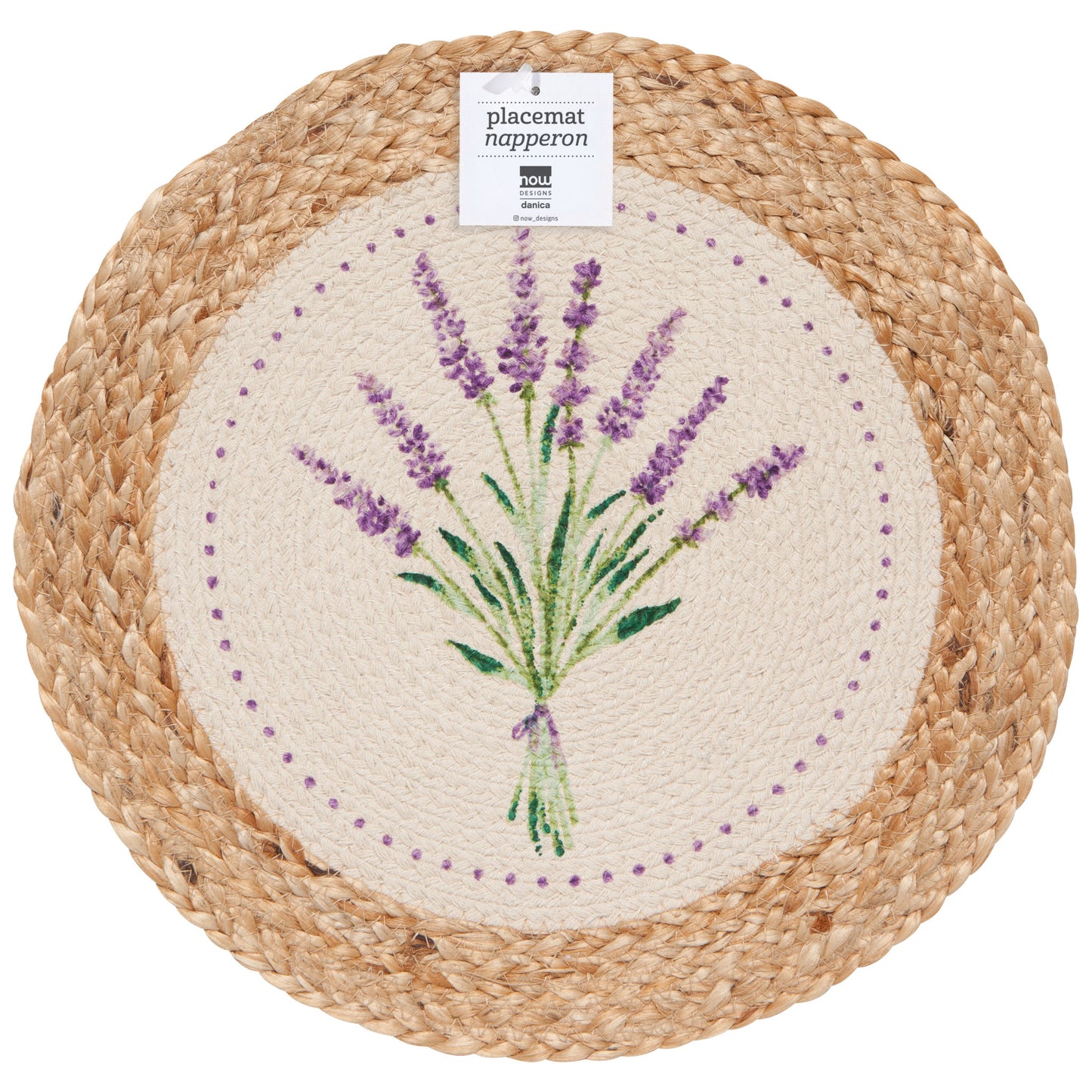 Lavender Braided Placemat