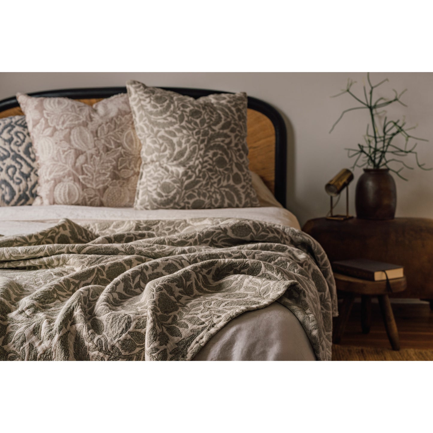 Topiary Green Throw