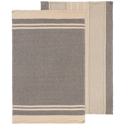 Linea Shadow Woven Dishtowels Set of 2