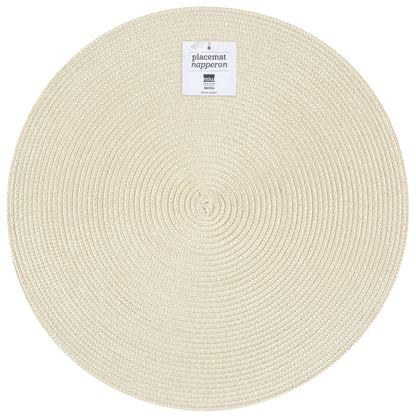 Disko Ivory Round Placemat