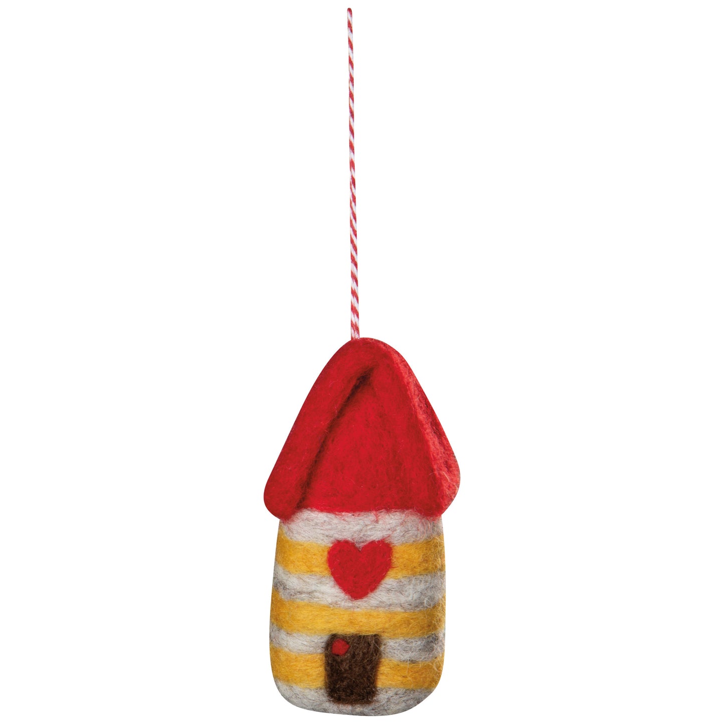 Yuletide Felt Christmas Tree Ornaments -  3 Assorted Styles