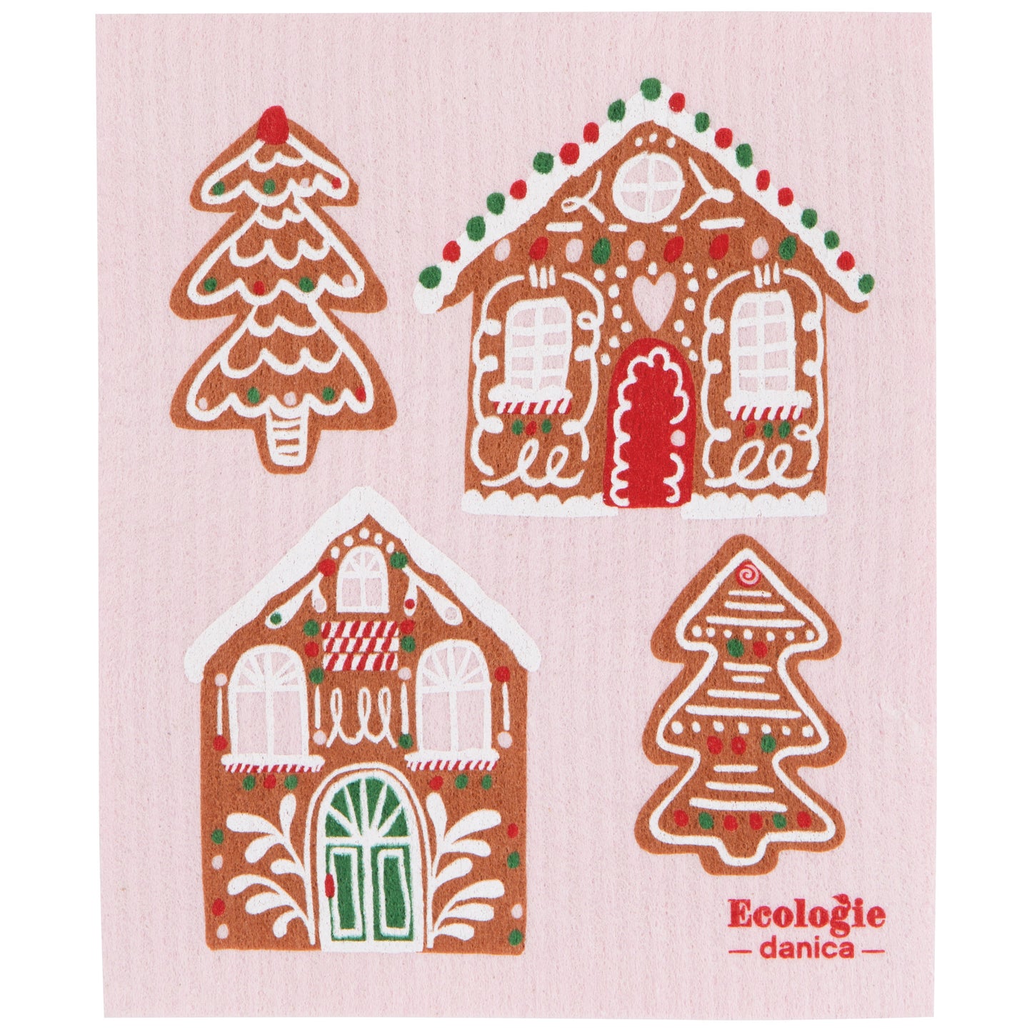 Gumdrop Lane Christmas Swedish Dishcloth