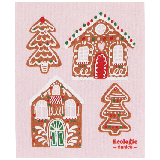 Gumdrop Lane Christmas Swedish Dishcloth