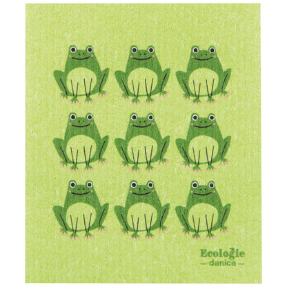 Ribbit Swedish Dishcloth