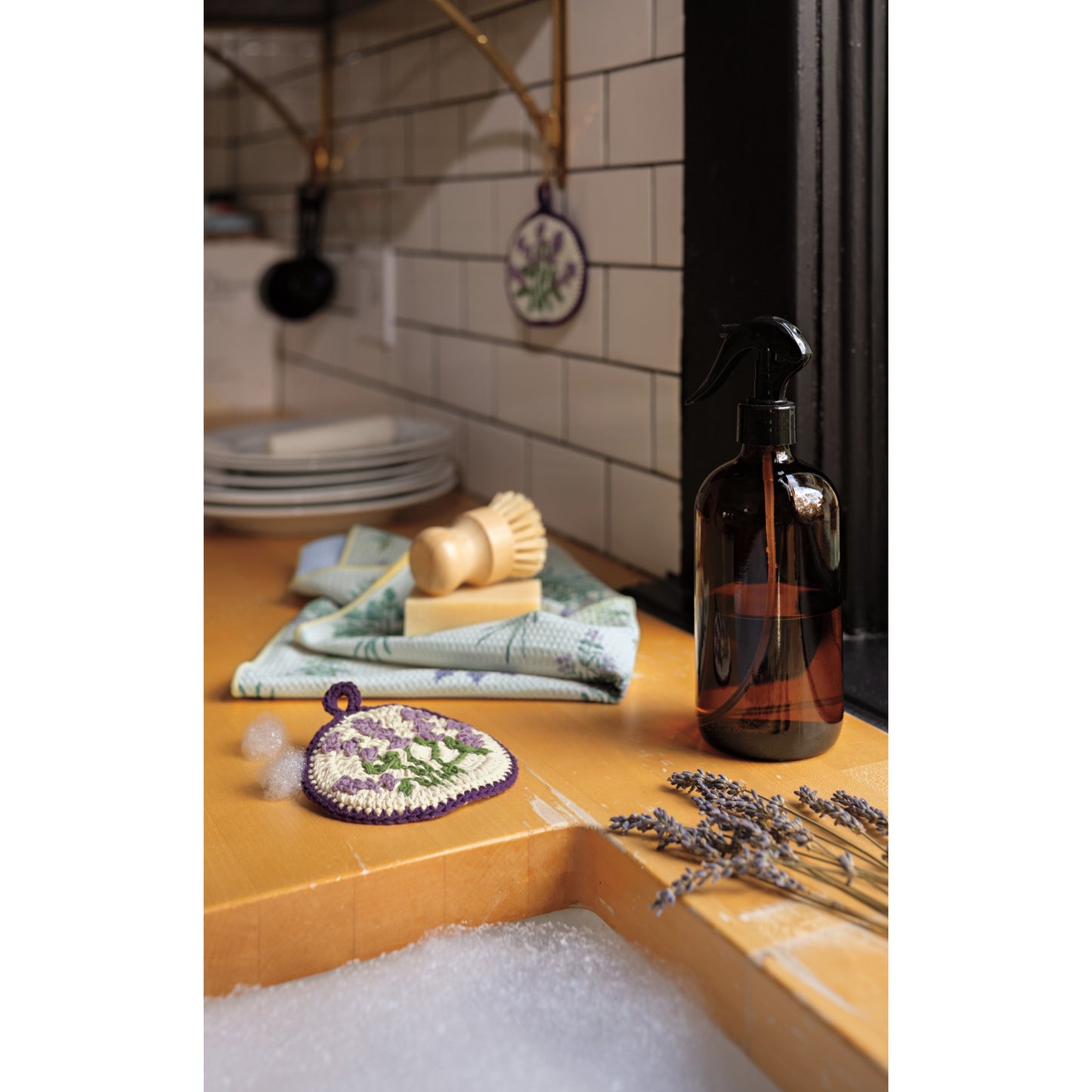 Amber Glass Spray Bottle