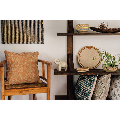 Ogee Block Print Pillow 20 x 20 inch