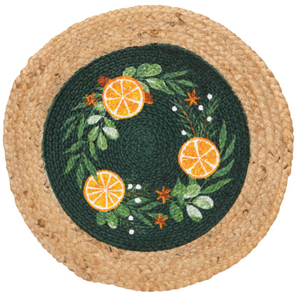 Cedar & Citrus Braided Placemat