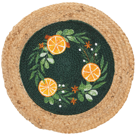 Cedar & Citrus Braided Placemat