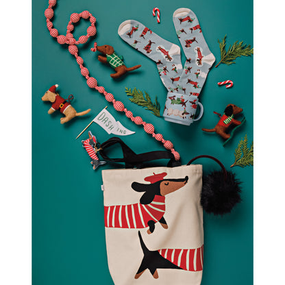 Dashing Dachshunds Tote Bag