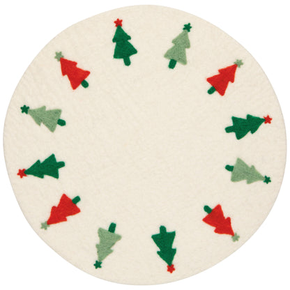 Glitzmas Christmas Felted Wool Placemat