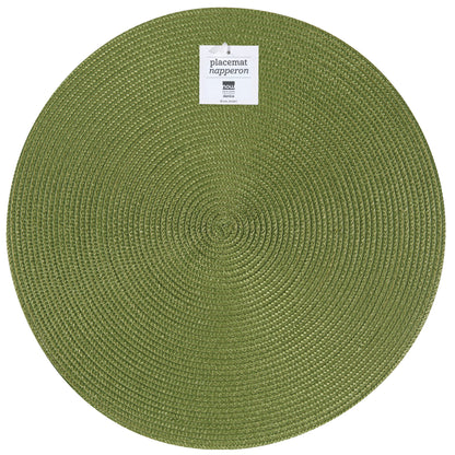 Disko Fir Green Round Placemat