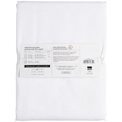 Spectrum Tablecloth White 60 x 90 inch