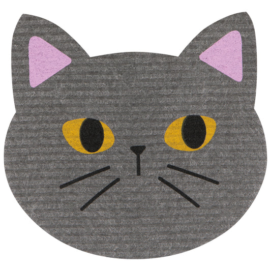 Shaped Cat Swedish Dishcloth
