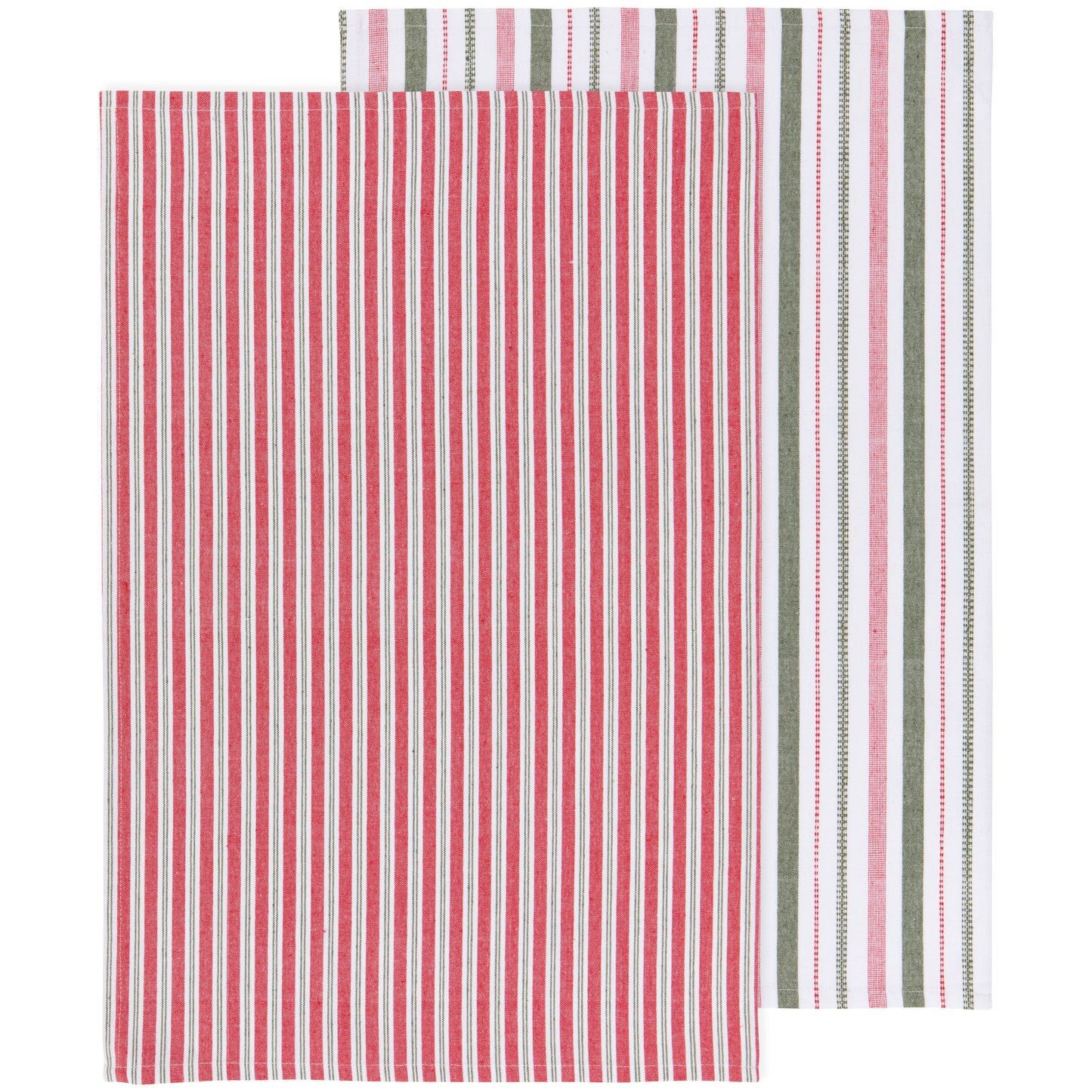 Holiday Recycled Cotton Dishtowels Set of 2