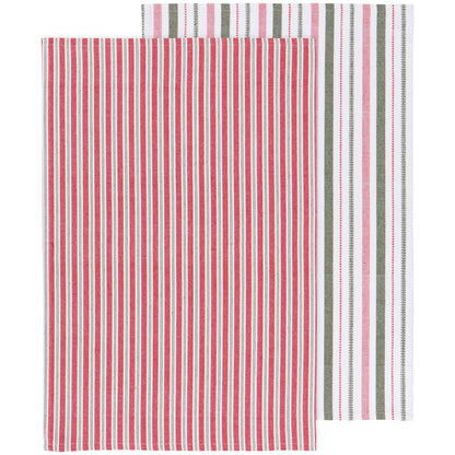 Holiday Recycled Cotton Dishtowels Set of 2
