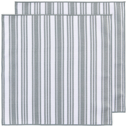 London Gray Recycled Microfibre Dishcloths Set of 2