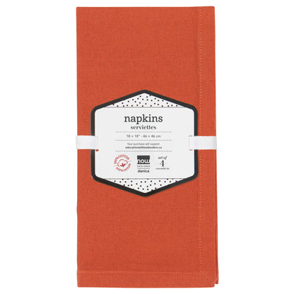 Spectrum Napkins Rust Set of 4