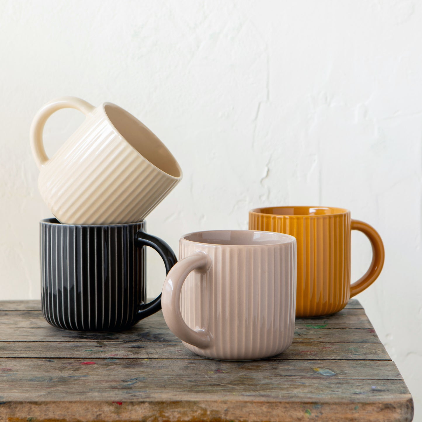 Fluted Mug - Driftwood
